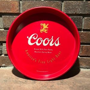 Vintage 1970’s Coors serving tray